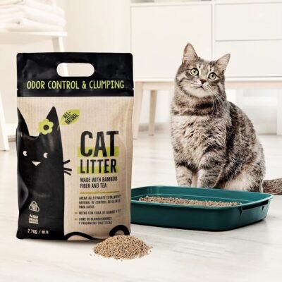 imgi_318_Hfd7ba3bd01c54a71bf3de53e71fbe1c7Y Cat litter, deodorizing, dust-free, clumping, floral fragrance, halal,